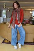 Made in Italy Conrad Body Skim Knit Jumper Ginger
